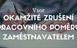 Okamžité zrušení pracovního poměru zaměstnavatelem