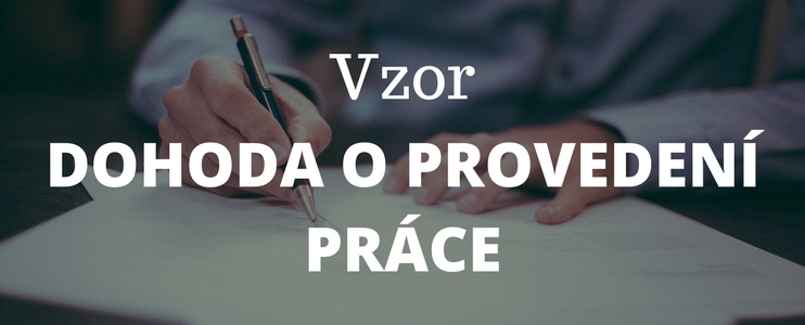 Vzor dohody o provedení práce